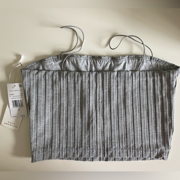 Good American Heather Grey Ribbed Tank - Picture 2 of 5